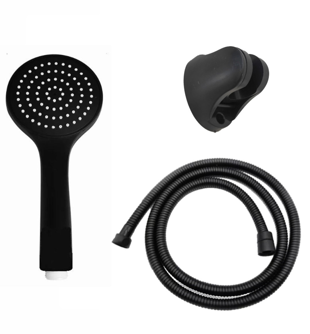 Set complet de dus, para cu 1 functie, negru RV888845