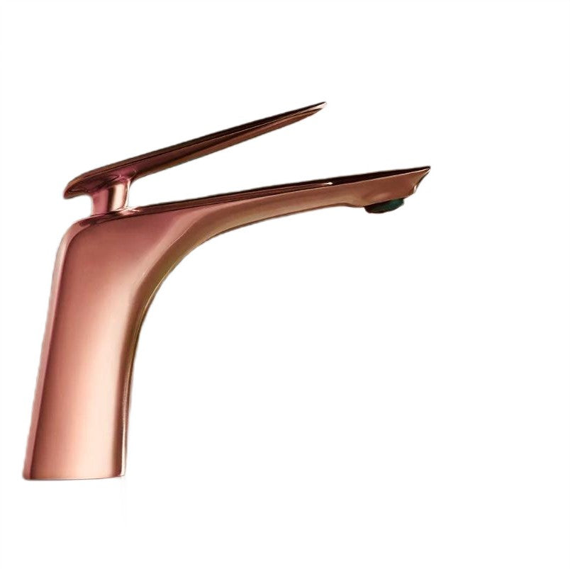 Baterie lavoar, alama, kit instalare inclus, rose gold RV7401R