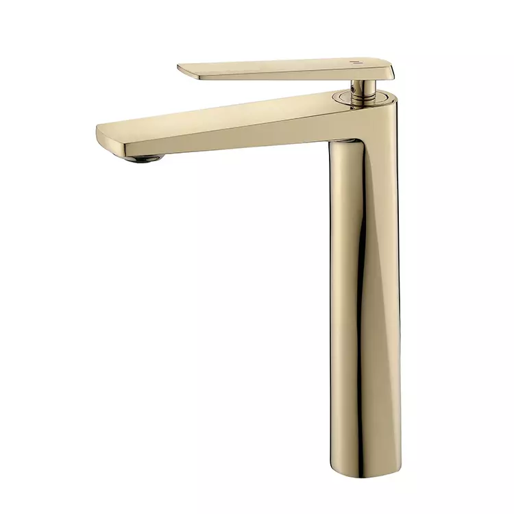 Baterie pentru lavoar cu corp inaltat, alama, gold RV6101H.GOLD