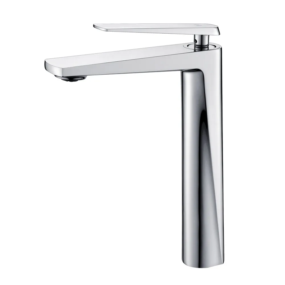 Baterie pentru lavoar cu corp inaltat, alama, crom RV6101HC