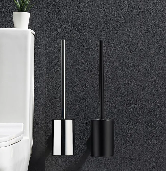 Perie de wc cu suport, crom RV888840