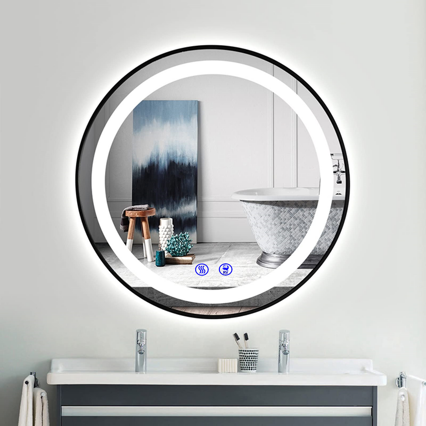 Oglinda LED, 60x60cm RV-LBN004