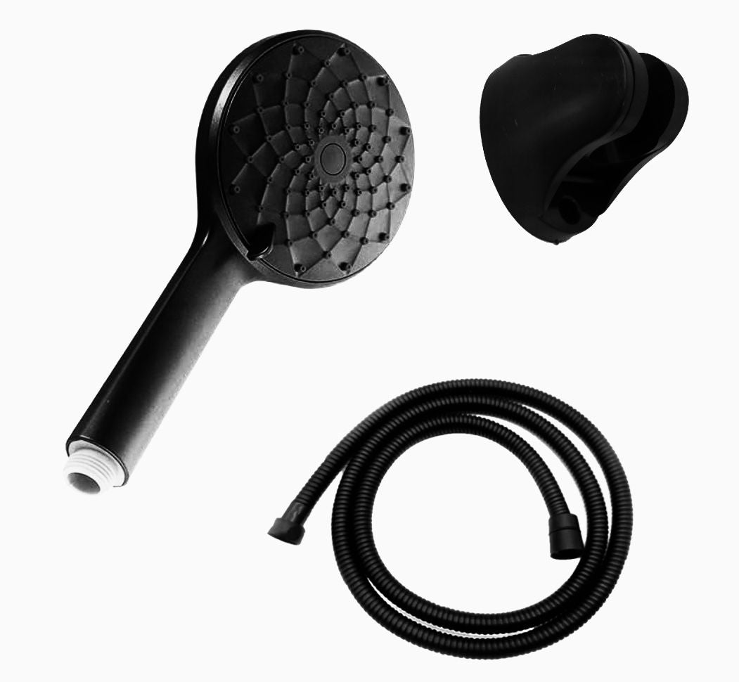 Set complet de dus, para cu 5 functii, negru RV888846