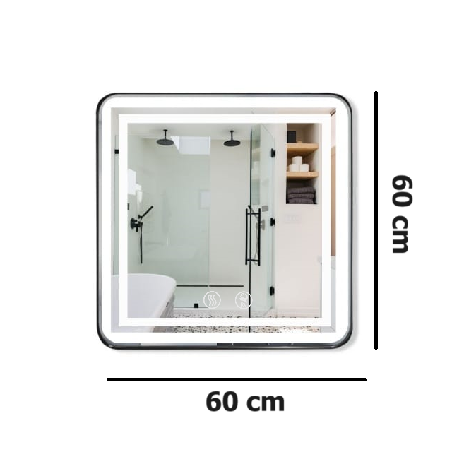 Oglinda LED, 60x60cm RV-LBN009