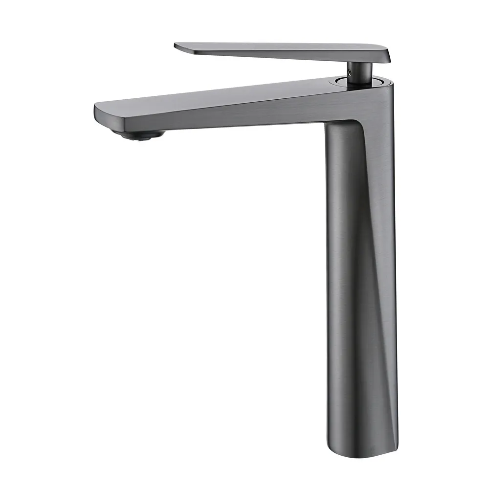 Baterie pentru lavoar cu corp inaltat, alama, gri RV6101HG