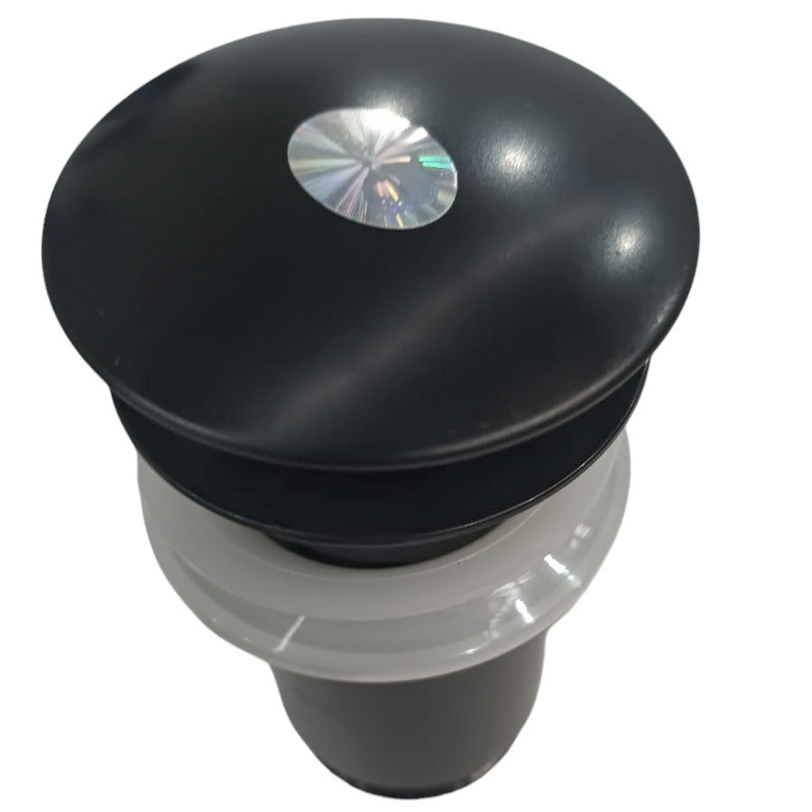 Ventil lavoar cllick-clack, ABS, negru RV888856