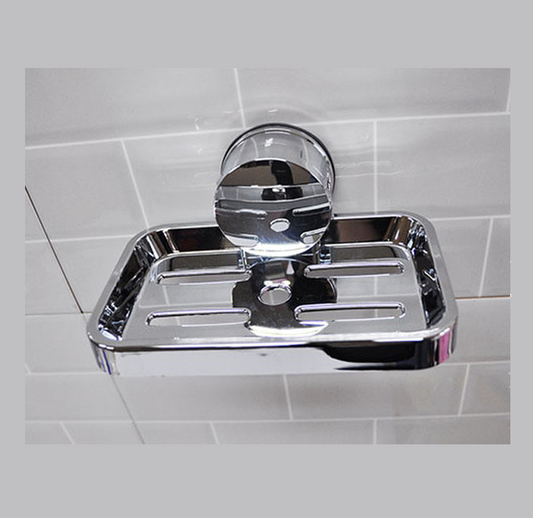 Suport sapun, montare cu ventuza, crom RV888849