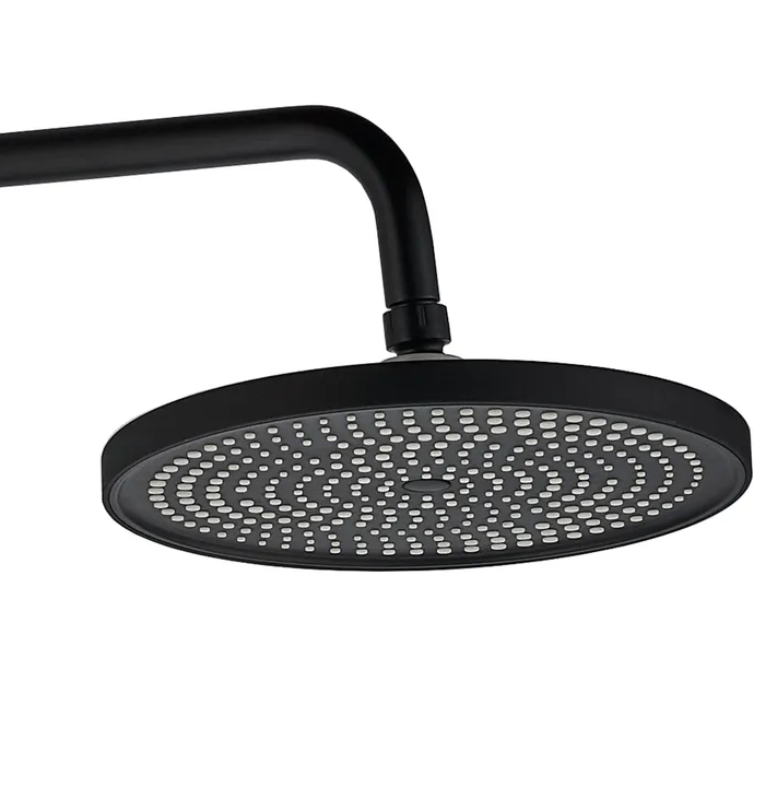 Coloana de dus, baterie incorporata, alama, negru RV61019B