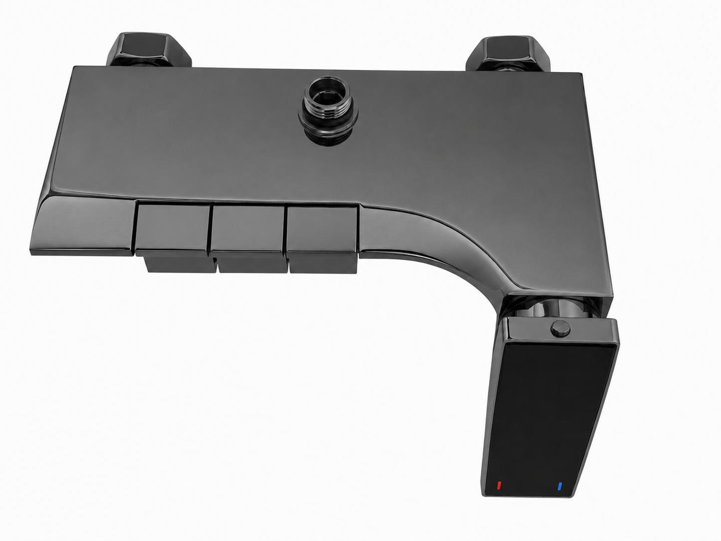 Coloana de dus, baterie incorporata, tip pian, alama, gri RV140G
