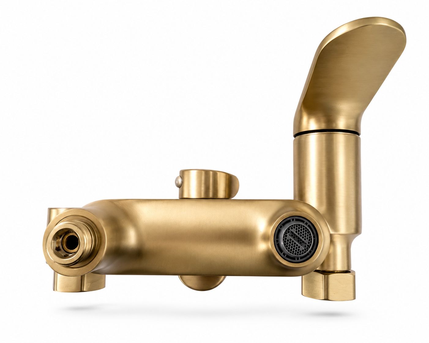 Coloana de dus, baterie incorporata,pipa pivotanta, alama, auriu periat RV16519BG