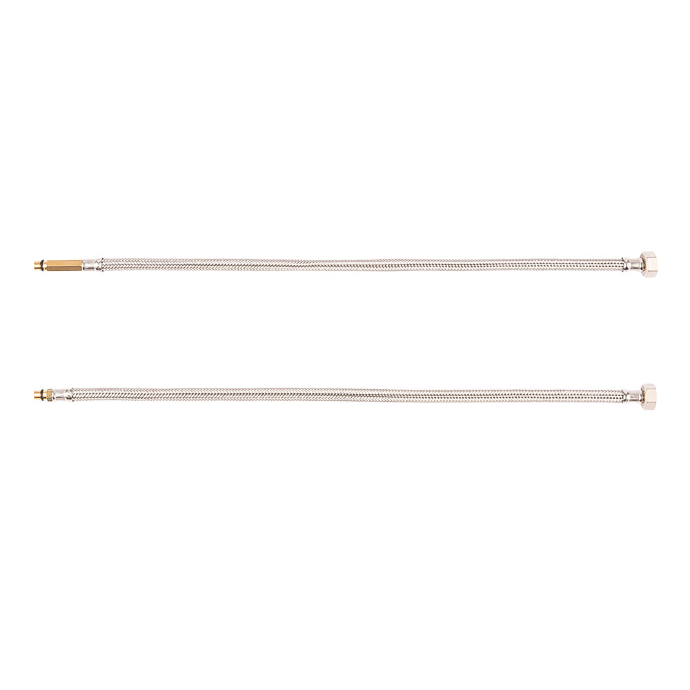 Set racord flexibil, conectare 1/2"xM10, 2bucati, 1x stut scurt si 1x stut lung, 60cm RV888872