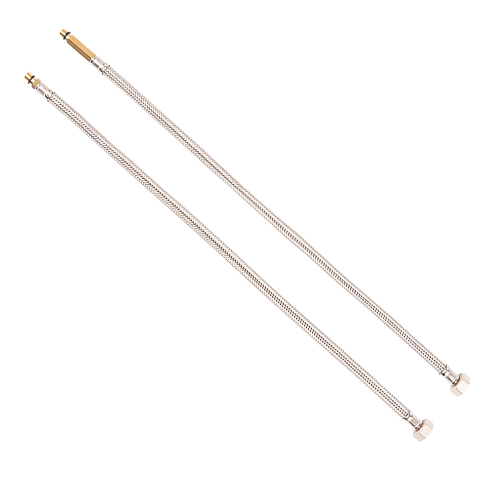 Set racord flexibil, conectare 1/2"xM10, 2bucati, 1x stut scurt si 1x stut lung, 60cm RV888872