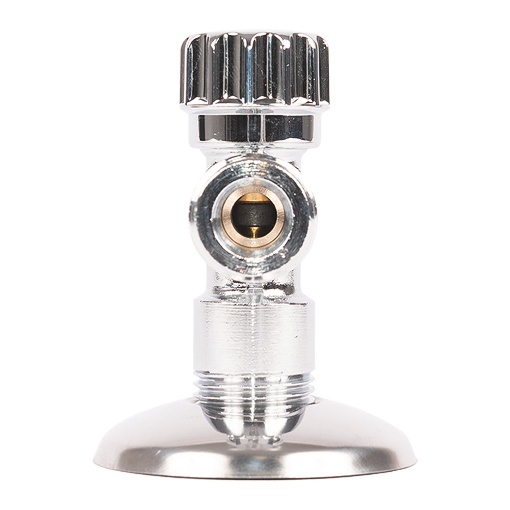 Robinet coltar cu rozeta, crom, 1/2"x1/2", Italia RV888865