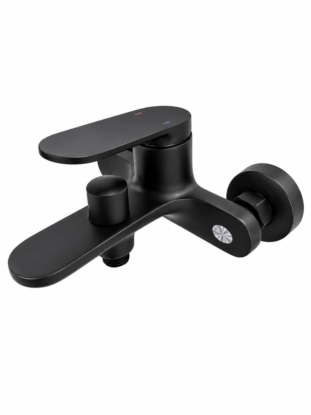 Baterie de cada, alama, set de dus inclus, negru RV1653B