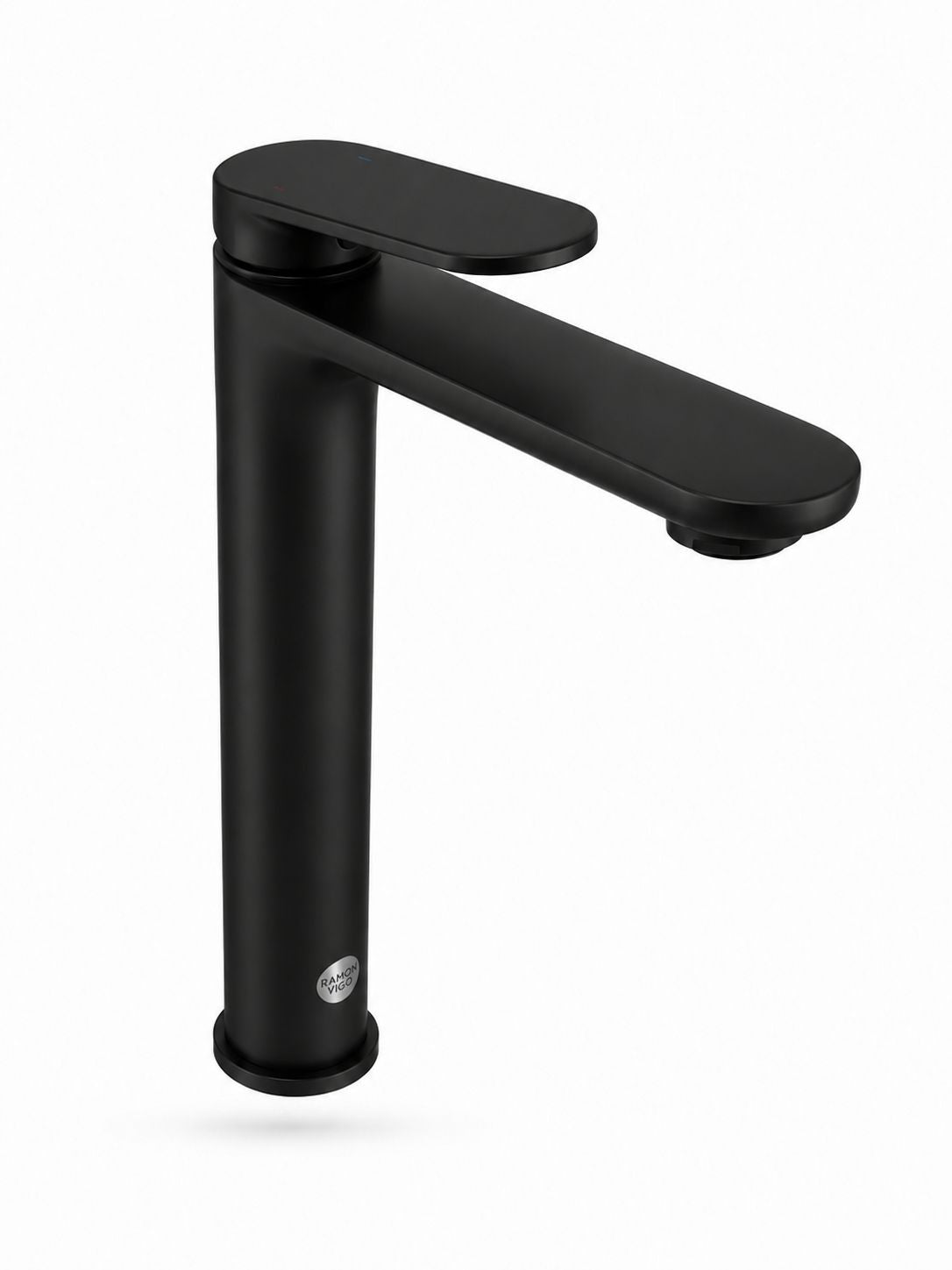 Baterie pentru lavoar cu corp inaltat, alama, negru  RV1651HB