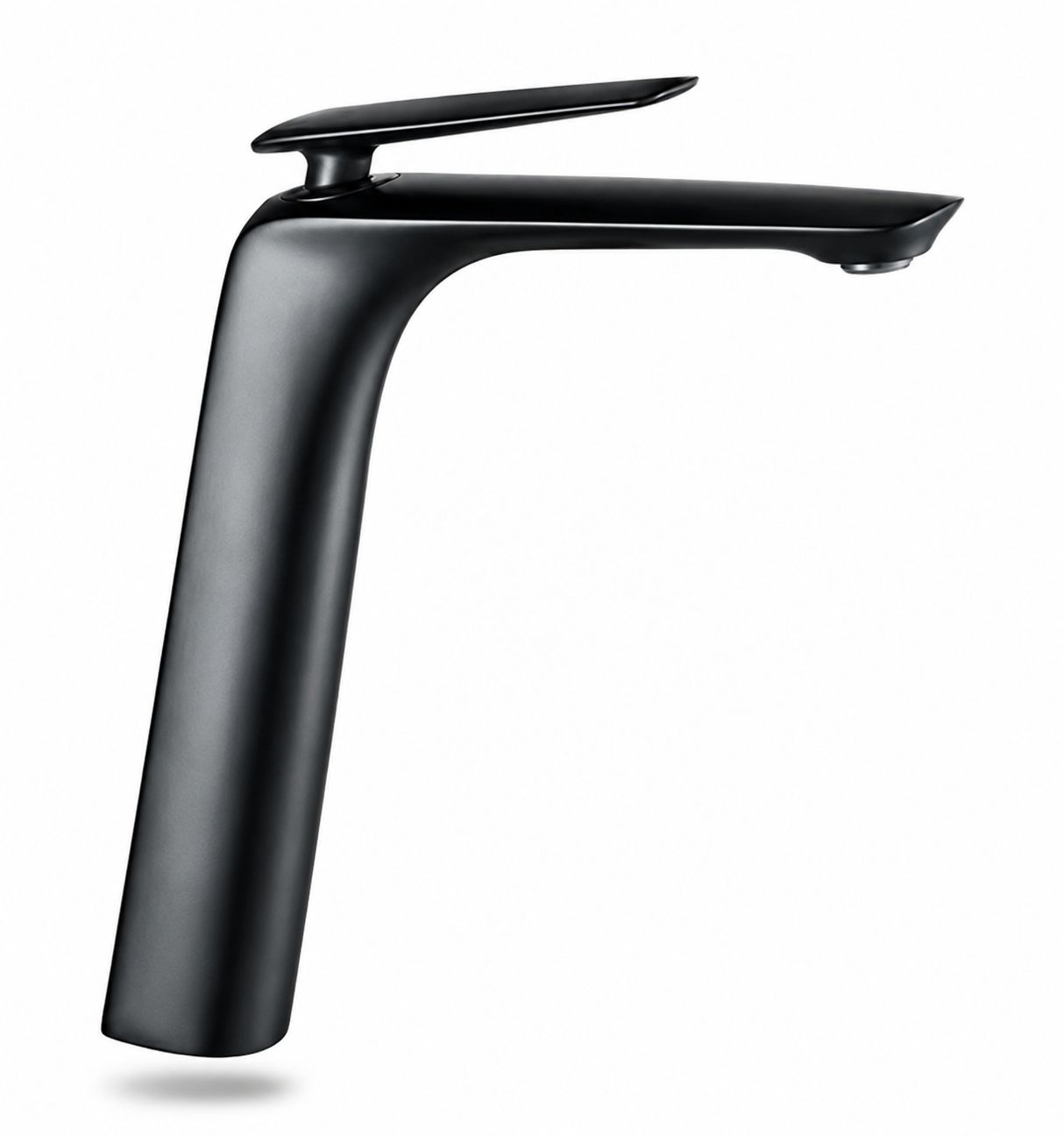 Baterie lavoar inaltata, alama, kit instalare inclus, negru  RV7401HB
