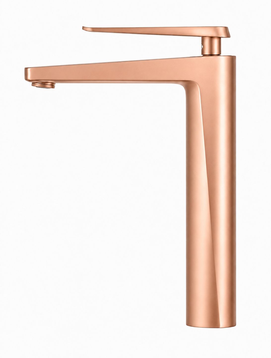 Baterie pentru lavoar cu corp inaltat, alama, rose-gold  RV6101HR