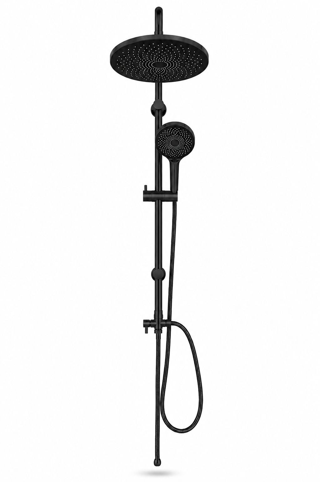 Coloana de dus cu para mobila, model rotund, negru RV888828