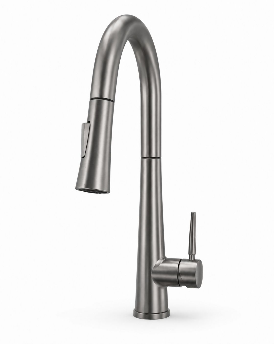 Baterie de bucatarie, otel inoxidabil, pipa extractabila, gri  RV5817G
