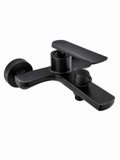 Baterie de cada, alama, fara set de dus, negru RV6105B