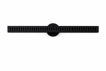 Rigolă duș liniară slim, reversibila, inox 304, 600x32mm, negru RV8888113