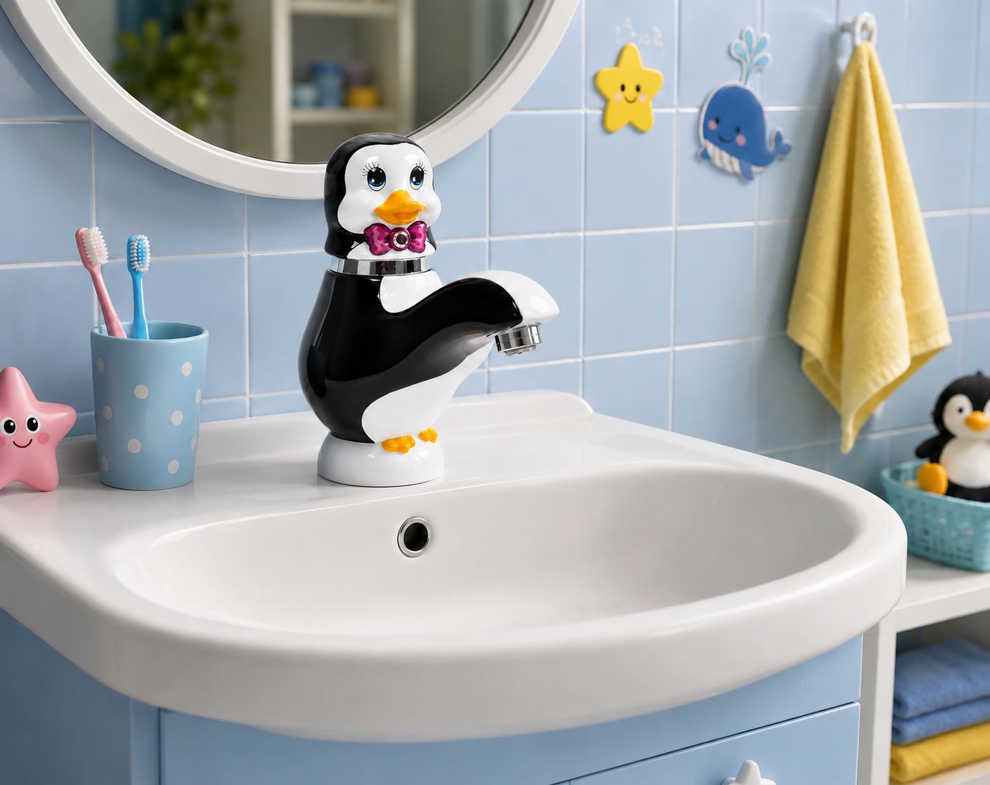 Baterie lavoar copii, Pinguin RV888861