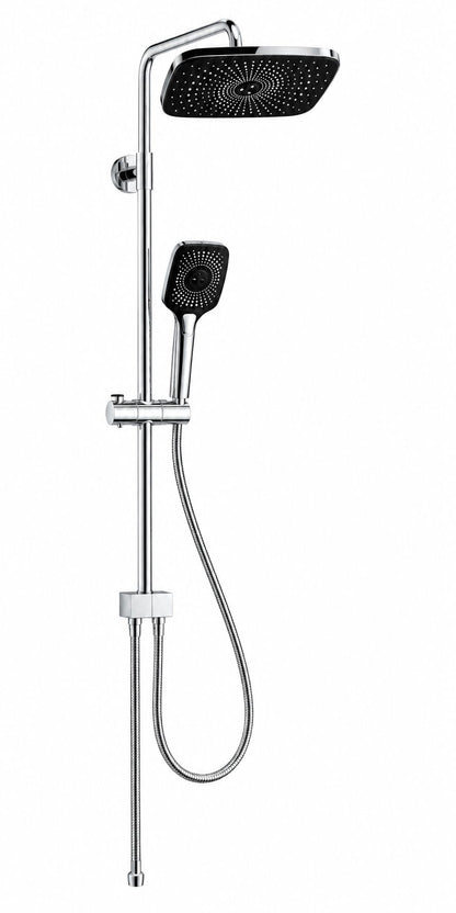 Coloana de dus fara baterie, cu para mobila, Radinavico, cu 3 functii, crom RVL23210C