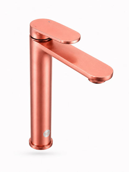 Baterie pentru lavoar cu corp inaltat, alama, rose-gold  RV1651HR