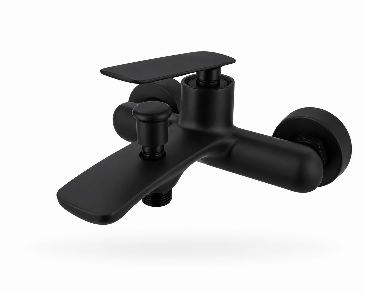 Baterie de cada, alama, fara set de dus, negru RV7403B