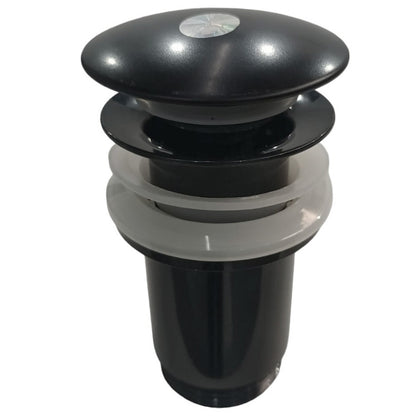 Ventil lavoar cllick-clack, ABS, negru RV888856