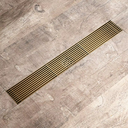 Rigolă duș liniară, inox 304, 57x500mm, auriu periat RV8888105