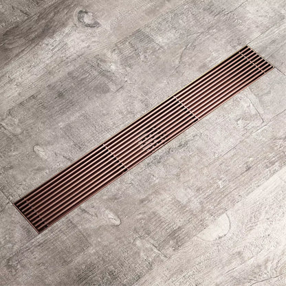 Rigolă duș liniară, inox 304, 57x500mm, rose-gold RV8888116R