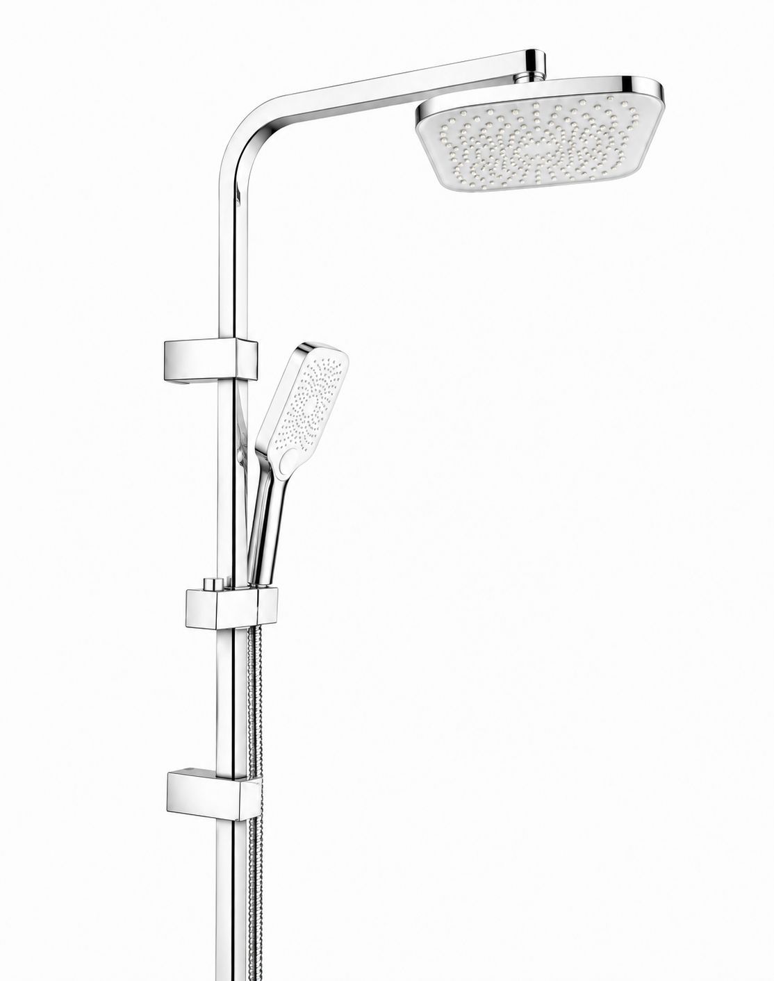Coloana de dus cu para mobila, model dreptunghiular, crom RV8888117