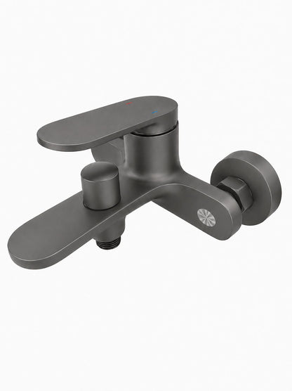 Baterie de cada, alama, set de dus inclus, gri RV1653G
