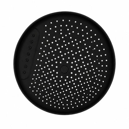 Coloana de dus, Termostat, Afișaj Digital și Lumini LED Autonome, inox, negru RVL31502B