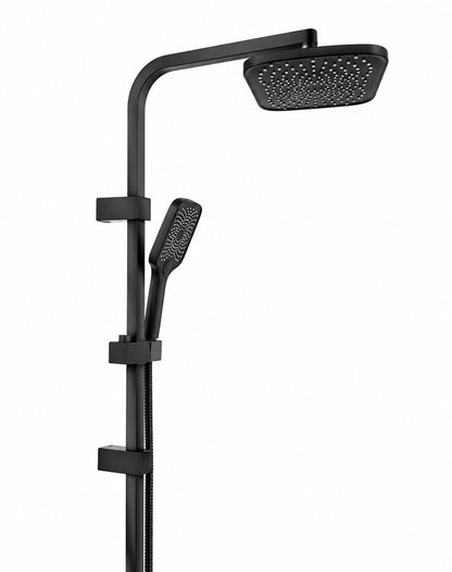 Coloana de dus cu para mobila, model dreptunghiular, negru RV888826