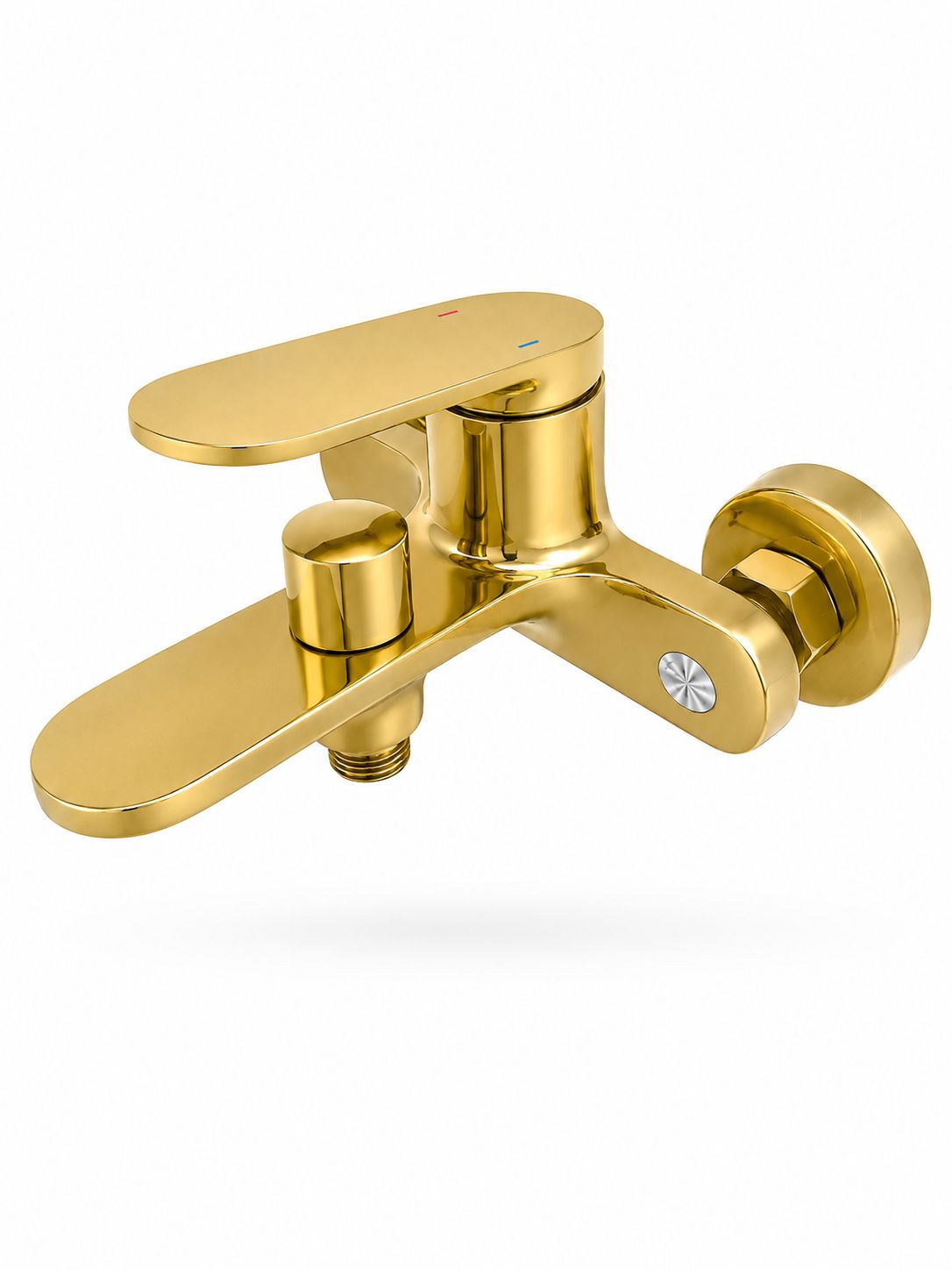 Baterie de cada, alama, fara set de dus, auriu lucios RV1653GOLD