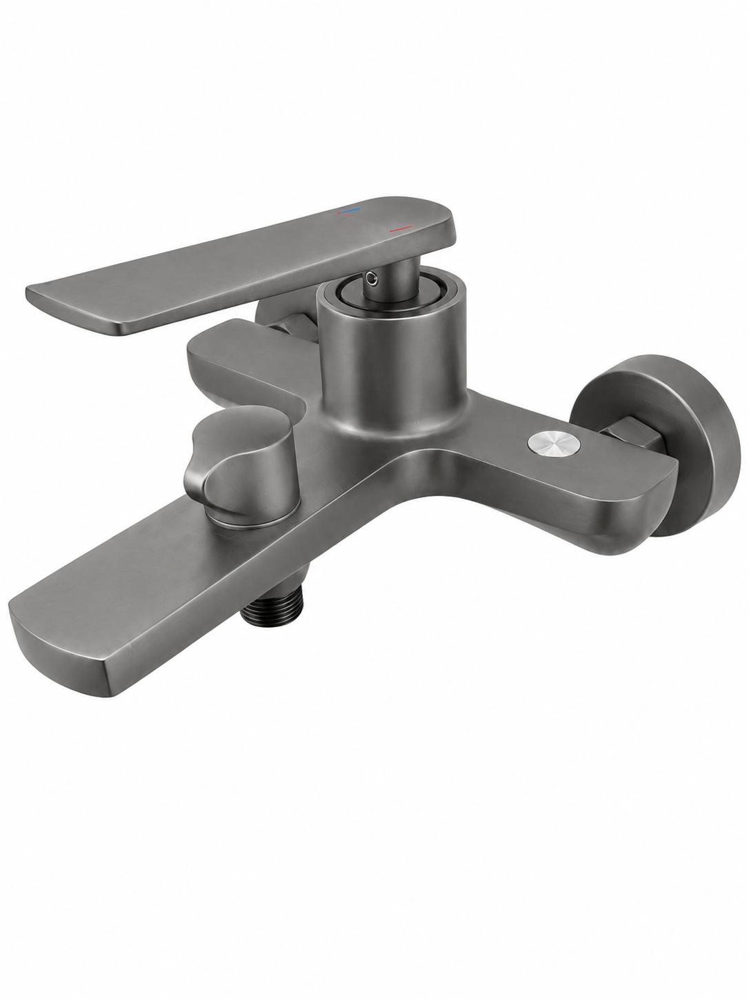 Baterie de cada, alama, fara set de dus, gri mat RV6105G