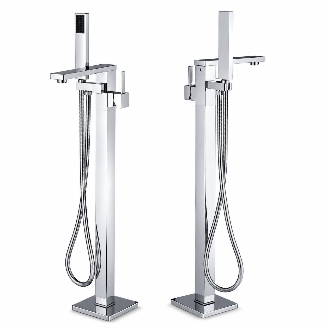 Baterie de cadă freestanding, montaj pe pardoseală, crom RV43031C