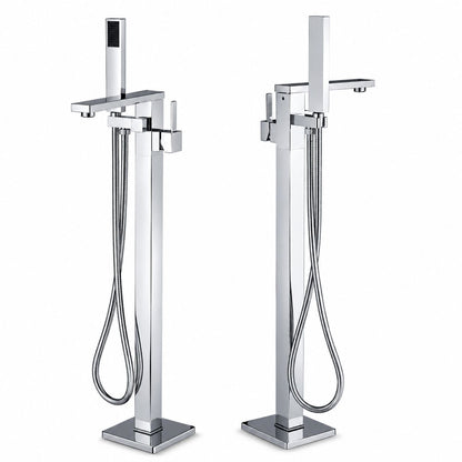 Baterie de cadă freestanding, montaj pe pardoseală, crom RV43031C