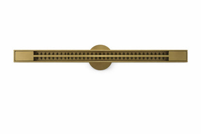 Rigolă duș liniară slim, reversibila, inox 304, 600x32mm, auriu periat RV8888114