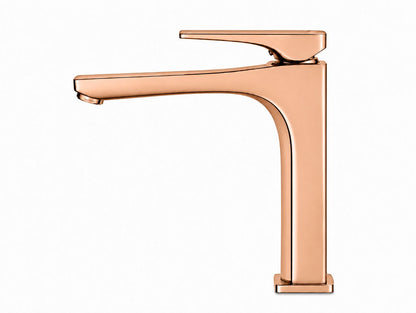 Baterie pentru lavoar cu corp inaltat, alama, rose-gold  RV1401HR