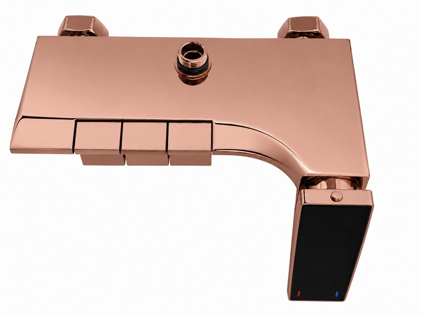 Coloana de dus, baterie incorporata, tip pian, alama, rose-gold  RV140R