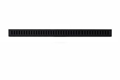 Rigolă duș liniară slim, reversibila, inox 304, 600x32mm, negru RV8888113