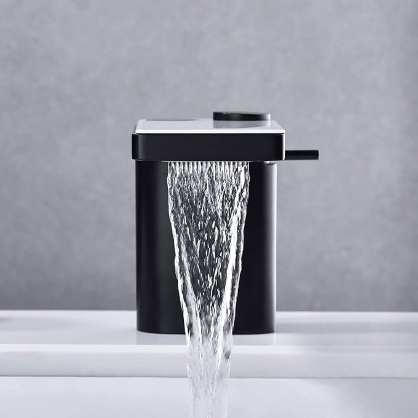 Baterie Sanitara baie, Model Negru cu Sticla Alba, Afisaj Temperatura, RVCU6014B