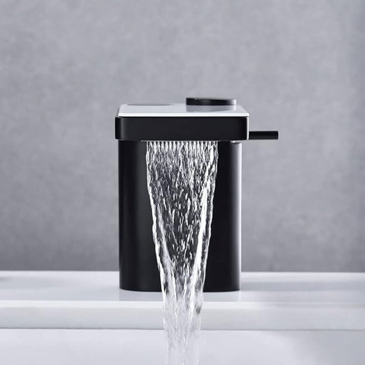 Baterie Sanitara baie, Model Negru cu Sticla Alba, Afisaj Temperatura, RVCU6014B