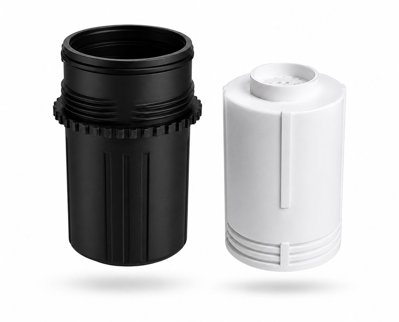 Coloana de dus, Termostat, Afișaj Digital și Lumini LED Autonome, inox, negru RVL31502B