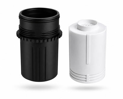 Coloana de dus, Termostat, Afișaj Digital și Lumini LED Autonome, inox, negru RVL31502B