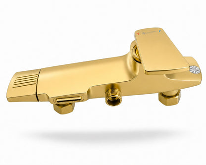 Coloana de dus, baterie incorporata, alama, gold, auriu  RV61019GOLD