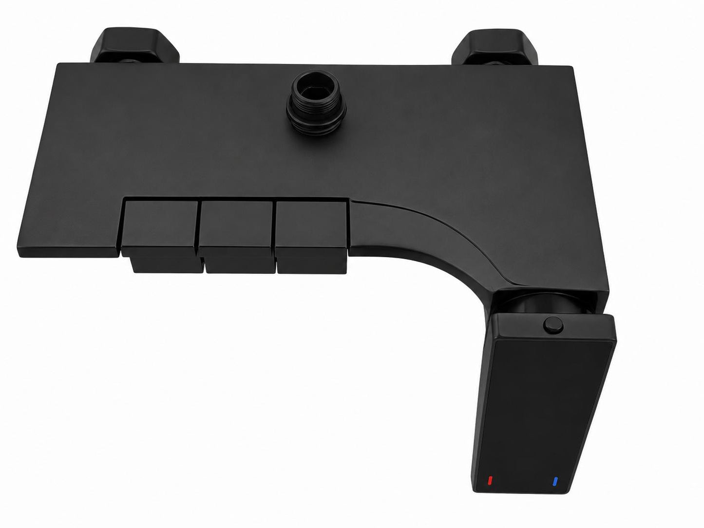 Coloana de dus, baterie incorporata, tip pian, alama, negru  RV140B